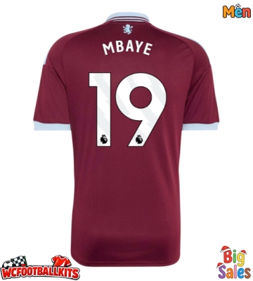 Aston Villa Ibrahim Mbaye #19 Replica Home Stadium Shirt 2026-27 Short Sleeve
